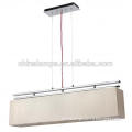 home new product beige fabric square ceiling lamp